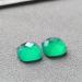 Пара зелених оніксів Зелені онікси 8*8мм