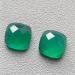 Пара зелених оніксів Зелені онікси 8*8мм