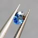 Голубой полихромный сапфир 0.24Ct