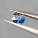 Голубой полихромный сапфир 0.24Ct