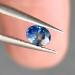 Голубой полихромный сапфир 0.24Ct