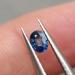 Голубой полихромный сапфир 0.24Ct