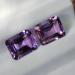 Аметист пара октагон 11*9мм