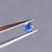 Голубой васильковый сапфир 0.2ct Сапфир васильковый 3.4мм