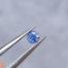 Голубой васильковый сапфир 0.2ct Сапфир васильковый 3.4мм