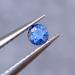 Голубой васильковый сапфир 0.2ct Сапфир васильковый 3.4мм