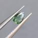 Зелёный сапфир груша 6*4