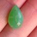 Хризопраз груша кабошон 