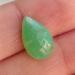 Хризопраз груша кабошон 