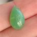 Хризопраз груша кабошон 